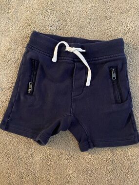 Crewcuts Boys Navy Drawstring Zip Pocket Shorts